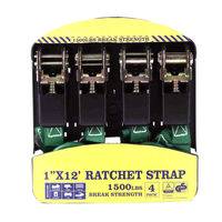 DY Truck Straps ,25MM 1500LBS 4PK High Quality Ratchet Straps Set For ATV
