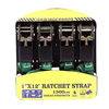 DY Truck Straps ,4-Pack 25MM Ratchet straps