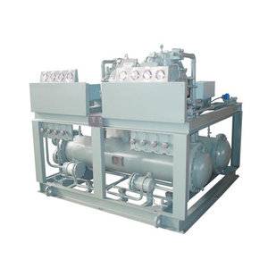 Water cooled marine condensing unit