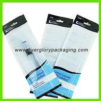 plastic zipper bag,printed plastic zipper bag,zipper bag,cosmetic burshes packaging bag