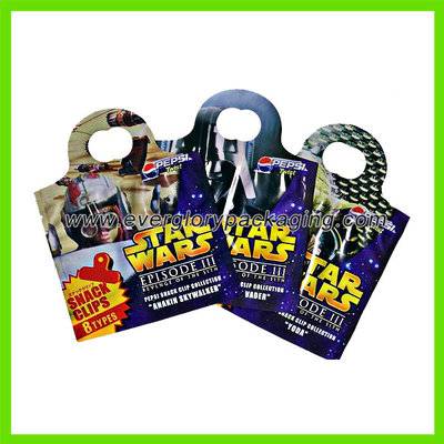 SGS Custom Printed Plastic Pouch For Star Wars Snack Clips Pack