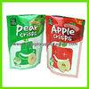 Colorful stand up plastic food grade bags