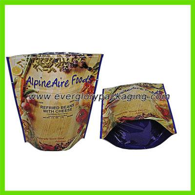 High quality customized printed stand up bag with ziplock