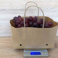 paper grape bag,kraft paper grape bag,striped kraft paper grape bag
