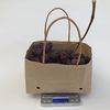 wet strength kraft paper bag for table grapes with twisted handle