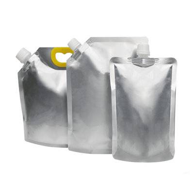 Customized aluminum foil stand up spout pouch packaging