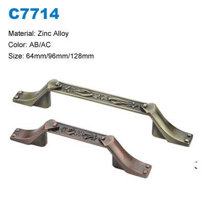 Economic Cabinet Handle Zinc Furniture handle Decorative China factory  C7714