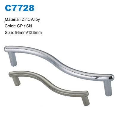 Economic Cabinet Handle Zinc Furniture handle Furniture pull factory  C7728