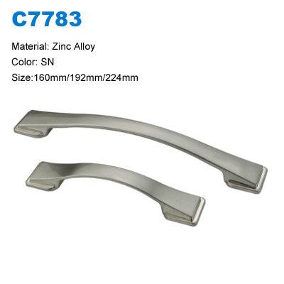 Economic Cabinet Handle Zinc Furniture pull Dresser handle factory  C7783