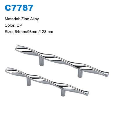 Economic Cabinet Handle Zinc Furniture pull Dresser handle china supplier  C7787