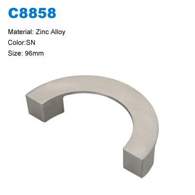 Economic Cabinet Handle Zinc Furniture pull  Furniture handle supplier C8858