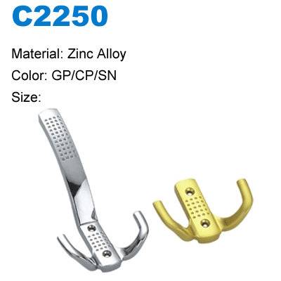 Toalla de baño de zinc gancho ganchos de metal gancho del traje y el cambio de ropa gancho y C2250 Hanger Supplier 