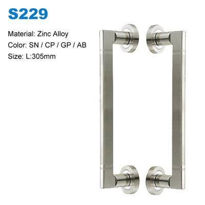 Door edge pull Wood door pull door finger pull Zamak door handle Entrance door pull supplier  S229