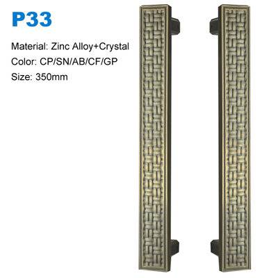 Crystal handle/rustic door pull/Door knob factory P33