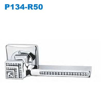 Lever handle/Door handle/mortise lock/crystal handle/дверные замки     P134-R50