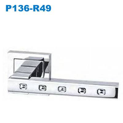 Lever handle/Door handle/mortise lock/crystal handle/дверные замки P136-R49