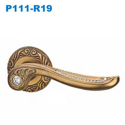 Lever handle/Door handle/mortise lock/crystal handle/дверные замки    P111-R19