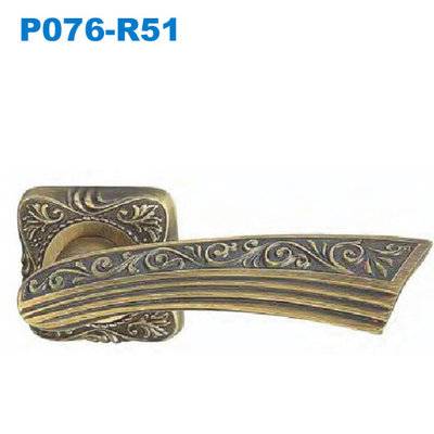 Lever handle/Door handle/mortise lock/crystal handle/дверные ручки    P076-R51