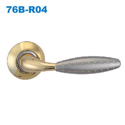 Lever handle/Door handle/mortise lock/crystal handle/замки дверные 76B-R04