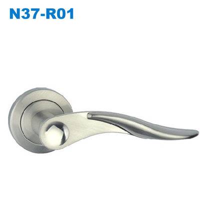 Lever handle/Door handle/mortise lock/crystal handle/дверные ручки  N37-R01