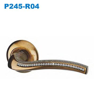 Lever handle/Door handle/mortise lock/crystal handle/замки   P245-R04