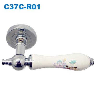 Lever handle/Door handle/mortise lock/ceramic handle/металлические двери C37C-R01