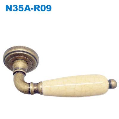 Lever handle/Door handle/mortise lock/ceramic handle/металлические двери  N35A-R09