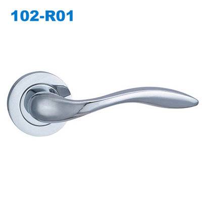 195 Lever handle/Door handle/mortise lock/door handles manufacturer /фурнитура для мебели 102-R01