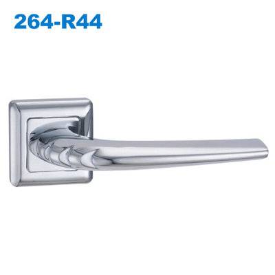 266 lever door handle/ door handle with lock/Klamki na krotkim szyldzie/door levers/замки 264-R44