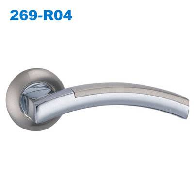 297 exterior door handle/door handle lock/Architectural Hardware/door levers/замки  269-R04
