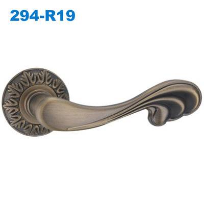 252 door handle/rose handle/rostte handle/дверная фурнитура  ручки  294-R19