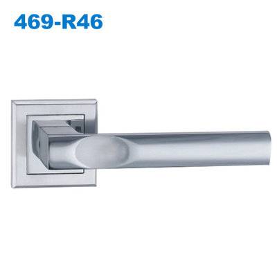 215 lever door handle/door handle lock/Klamki na krotkim szyldzie/Ukrainedoorhandle/замков 469-R46