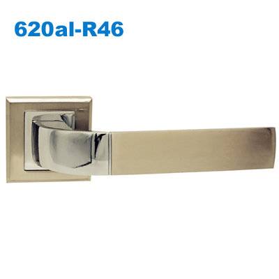 door handle/rose handle/rostte handle/decorative door handle/двери межкомнатные  ручки 620al-R46