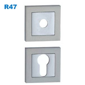 escutcheon,rosette,lever handle fitting,ROZETA KWADRATOWA,дверные замки