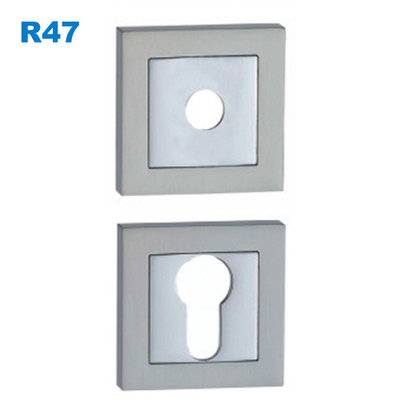 escutcheon/rosette/lever handle fitting/ROZETA KWADRATOWA/дверные замки   R47