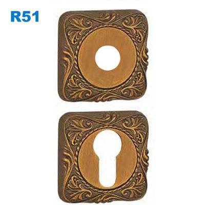 escutcheon/rosette/door handle fitting/Puxadores de Porta/дверные Ручки R51