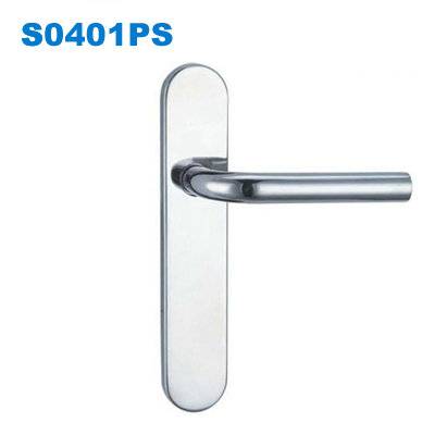 zamak exterior door handle/door handle lock/plate handle/межкомнатные двери/Maçanetas S0401PS