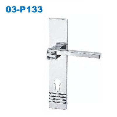 zinc door handle/ plate door handle/door lock/TÜRSCHLÖSSER/Ручки межкомнатные 03-P133