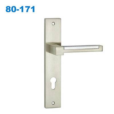 door handle/zinc handle/plate door handle/двери металлические ручки/Maçanetas em Zamac 80-171
