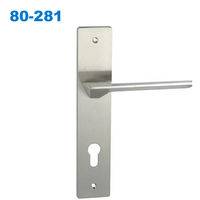 zamak exterior door handle,door handle lock,plate handle, TÜRGARNITUR,fechaduras