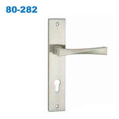 door handle/zinc handle/plate door handle/Drzwi wewnętrzne/Ручки замки  80-282