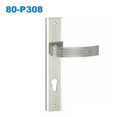 door handle/zinc handle/plate door handle/двери межкомнатные ручки/ Maçanetas em Inox  80-P308