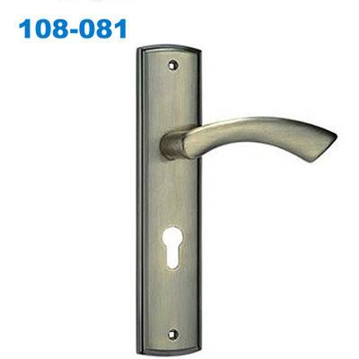 zamak exterior door handle/door handle lock/plate handle/Drzwi /Ручки дверные Sillur  108-081