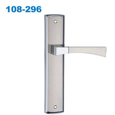 door handle/zinc handle/plate door handle/двери межкомнатные ручки /Maçanetas em Inox   108-296