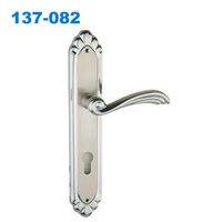 zinc door handle, plate door handle,door lock,TÜRSCHLIESSER,Ручки на планке