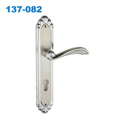 zinc door handle/ plate door handle/door lock/TÜRSCHLIESSER/Ручки на планке  137-082