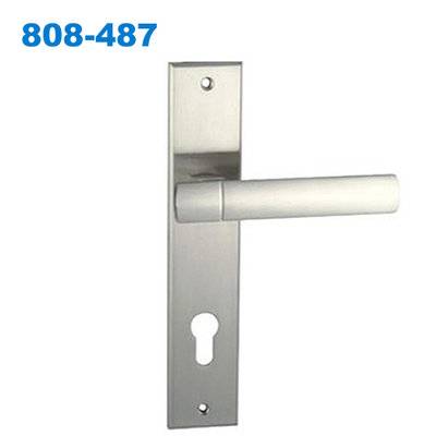 mortice lock/mortise lock/plate door handle/Drzwi wewnętrzne/Ручки замки  808-487