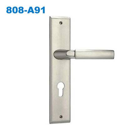 zinc door handle/ plate door handle/door lock/Conjuntos de Entrada/Conjuntos de Interior 808-A91