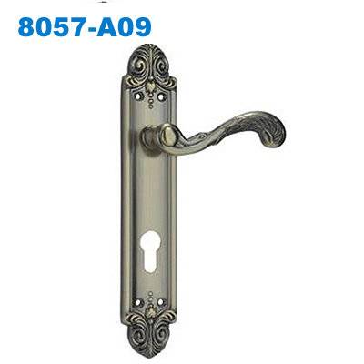 zamak exterior door handle/door handle lock/plate handle/Drzwi/Ручки дверные Sillur 8057-A09