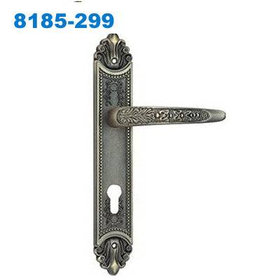 zinc door handle/ plate door handle/door lock/TÜRGARNITUR/Conjuntos de Entrada 8185-299